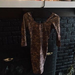 Faux Lace American Apparel bodycon dress